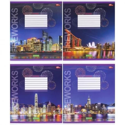 Зошит кольоровий 24 аркуші, лінія 3673 N