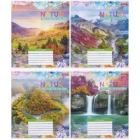 Зошит кольоровий 48 аркушів, лінія 3455