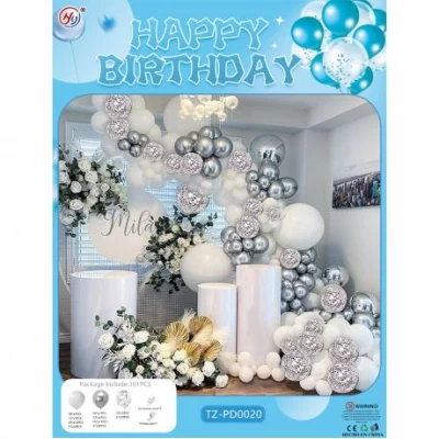 Набір повітряних куль 101шт  для створення фотозони - арки TZ-PD0020