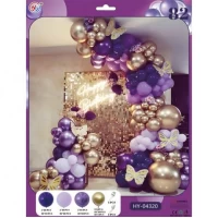 Набір повітряних куль 82шт  для створення фотозони - арки HY-04320