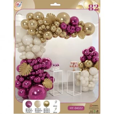 Набір повітряних куль 82шт для створення фотозони - арки HY-04322
