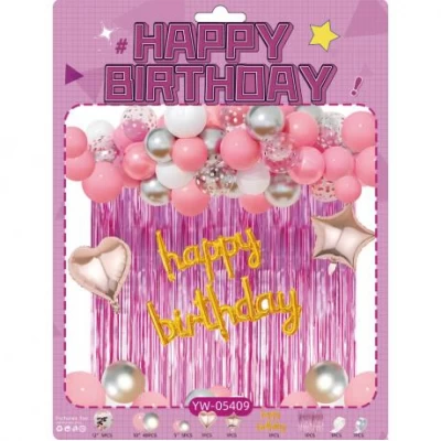 Набір повітряних куль 56шт для створення фотозони - арки YW-05409 зі шторкою Водоспад