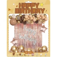 Набір повітряних куль 57шт для створення фотозони - арки YW-05411 зі шторкою Водоспад