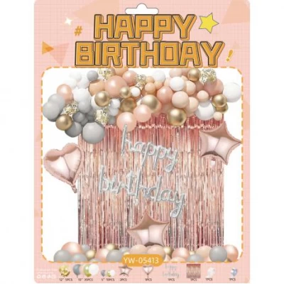 Набір повітряних куль 57шт для створення фотозони - арки YW-05413 зі шторкою Водоспад