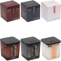 Ароматична свічка Love Home AXW2027-1 у скляному стакані з кришечкою 7*7*8см Ароматична свічка Love Home AXW2027-1 у скляному стакані з кришечкою 7*7*8см