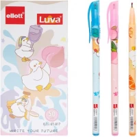 Ручка кулькова Luva Ellott ET-817-50 синя, у картонній коробці