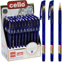Ручка масляна G-Gold Cello CL390-50  синя