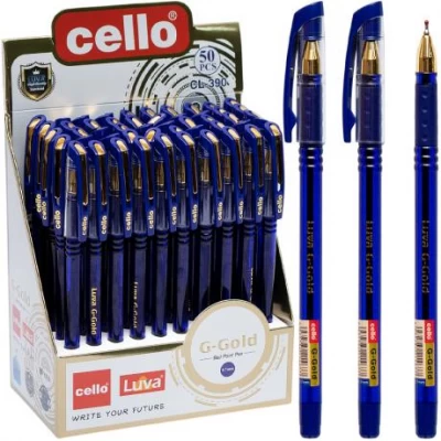 Ручка масляна G-Gold Cello CL390-50  синя