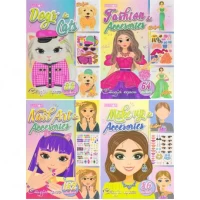 Книга з наліпками Студія краси 33*23см МІКС РМ-76