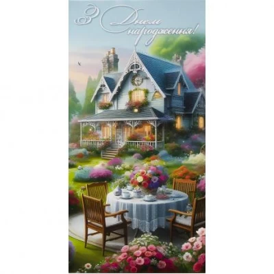 Конверт для грошей вітальний КВ 24-115 Конверт для грошей вітальний КВ 24-115