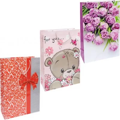 Пакет кольоровий гігант МІКС вертикальний 45х30х12см 6040 Пакет кольоровий гігант МІКС вертикальний 45х30х12см 6040