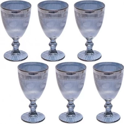 Келих із кольорового скла CQ213 200мл T0204HS-B Чорний