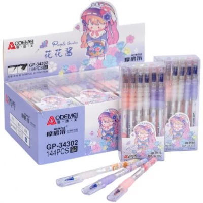 Ручка пише-стирає 34302 синя