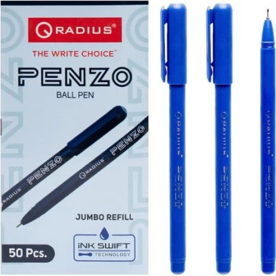 Ручка PENZO -Jumbo Refill 6000м  RADIUS 50 штук, синя 505752