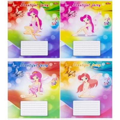 Зошит кольоровий 12 аркушів, лінія 2815