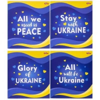 Зошит кольоровий 48 аркушів, лінія 3632