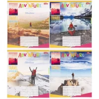 Зошит кольоровий 12 листів, клітина 3698