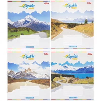 Зошит кольоровий 12 листів, клітина 3703