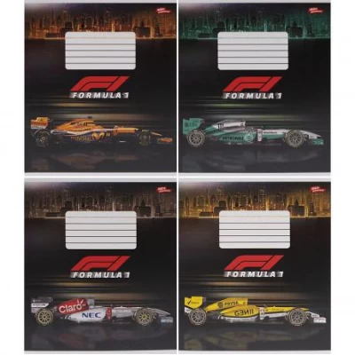 Зошит кольоровий 18 аркушів, клітинка 3709