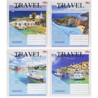 Зошит кольоровий 18 аркушів, клітинка 3710