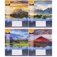 Зошит кольоровий 18 аркушів, клітинка 3711