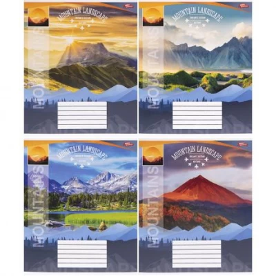 Зошит кольоровий 18 аркушів, клітинка 3711