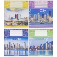 Зошит кольоровий 24 аркуша, лінія 3729