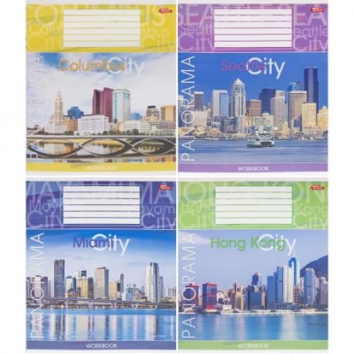 Зошит кольоровий 24 аркуша, лінія 3729