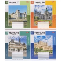 Зошит кольоровий 48 аркушів, клітинка 3734