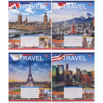 Зошит кольоровий 48 аркушів, клітинка 3738