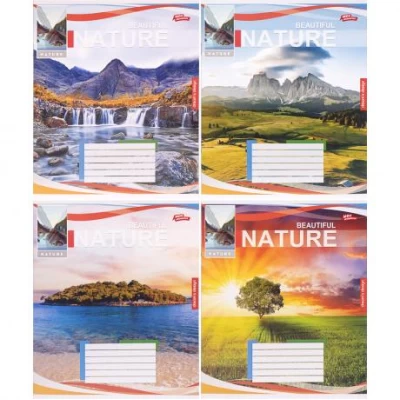 Зошит кольоровий 48 аркушів, клітинка 3740