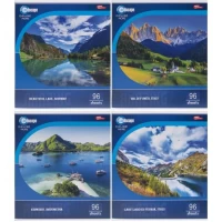 Зошит кольоровий 96 аркушів, клітинка 3744