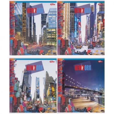 Зошит кольоровий 96 аркушів, клітинка 3746