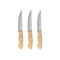 Ніж кухонний металевий з дерев’яною ручкою 23см (уп 12шт)SM-5081