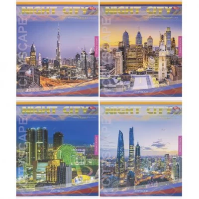 Зошит кольоровий 60 листів, клітина 3769