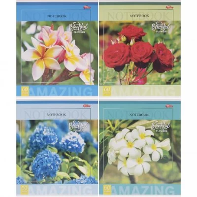 Зошит кольоровий 60 листів, клітина 3770