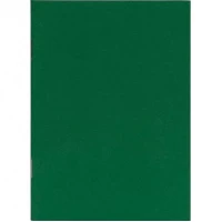 Книга записна А6 Графіка 36л.,КЛІТИНКА, скоба Зелена ЗК6836 К