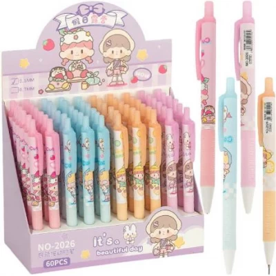 Олівець механічний 0,5мм 2026 із мультяшним дизайном