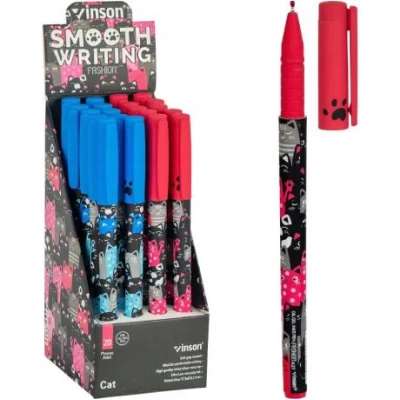 Ручка масляна VINSON синя A27