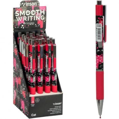 Ручка масляна VINSON синя 209 автоматична