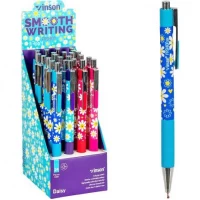 Ручка масляна VINSON синя 206 автоматична