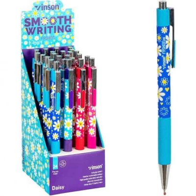 Ручка масляна VINSON синя 206 автоматична