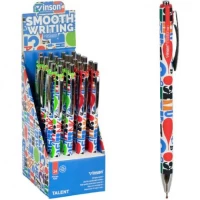 Ручка масляна VINSON синя K61 автоматична