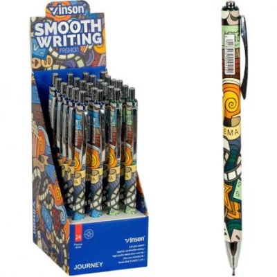 Ручка масляна VINSON синя K62 автоматична