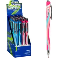 Ручка масляна VINSON синя K35 автоматична