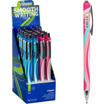 Ручка масляна VINSON синя K35 автоматична