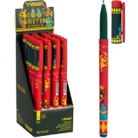 Ручка масляна VINSON  синя A4