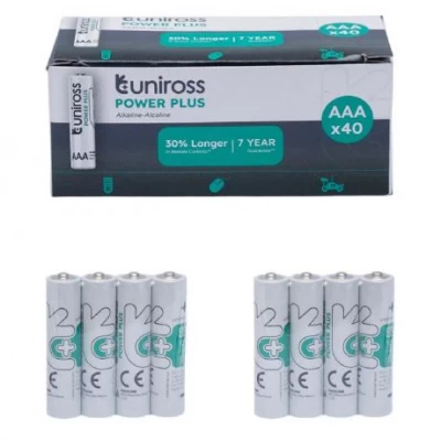 Батарейка Uniross AAA LR3 Alkaline BX40 U-321890