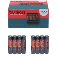 Батарейка Uniross сольова SHRINK OF R3 EXTRA HEAVY DUTY BX40 U-321715