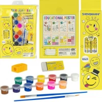 Художній набір для малювання S-8837C  у папці Zip-lock